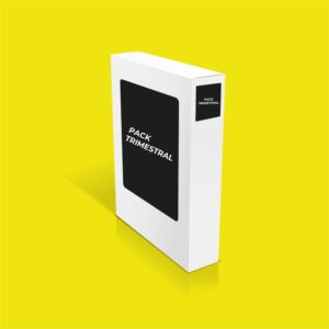 Caja del Pack trimestral de Personal externo